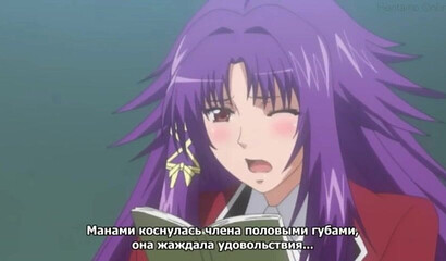 Wild Hentai schoolgirl suck and fuck fat dicks in public