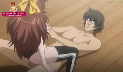 Wild Hentai schoolgirl suck and fuck fat dicks in public