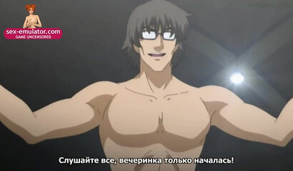 Wild Hentai schoolgirl suck and fuck fat dicks in public