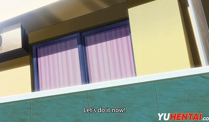 Busty Hentai teenage nympho taking curved dick up her vagina