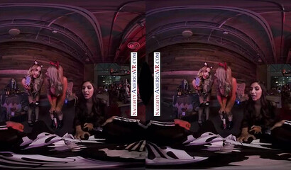 Sinners Gabbie Carter, Gianna Dior, & Khloe Kapri fucking dick in VR Halloween scene