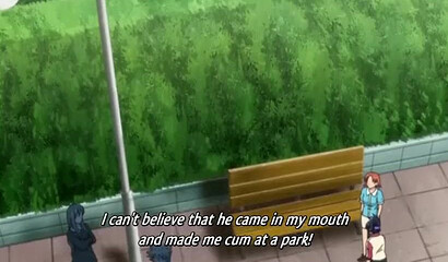 Busty 18 year old Hentai slut fucks her date in the shower