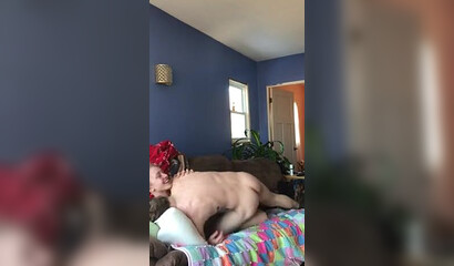 Amateur 19 year old girlfriend gets pounded on sofa by her boyfriend