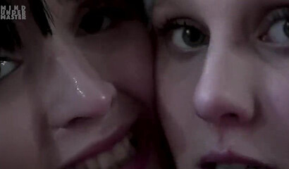 Stunners Ivy Aura & Lily Rader give double head to lucky dude