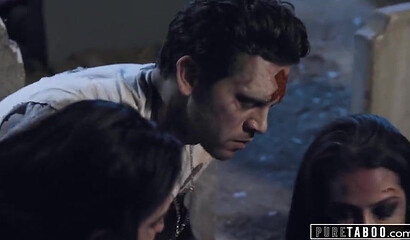 Tattooed sinners Katrina Jade & Joanna Angel show off their fucking skills