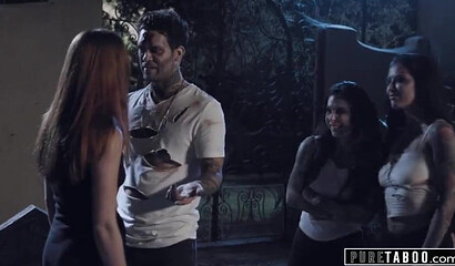 Tattooed sinners Katrina Jade & Joanna Angel show off their fucking skills