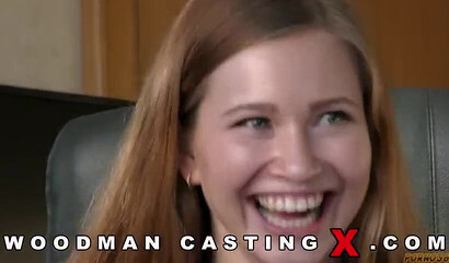 Busty newcommer Stella receives cunnilingus and hardcore pounding at casting