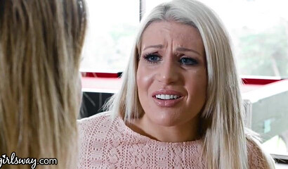 Lesbians Jessie Lee Pierce & Madison Missina enjoy scissoring on pool table