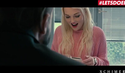 Golden haired teen Lovita Fate gets her muff dicked by her lover