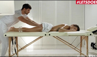 Big boobed beauty Liya Silver gets anal fucked by horny masseur