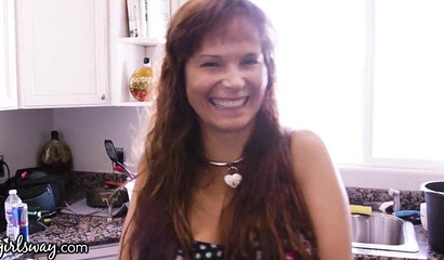 Lesbian MILFs with amazing big boobs and butts Dee Williams and Syren De Mer