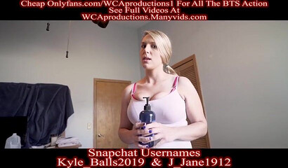 Stepmom with amazing natural tits Joslyn Jane giving stepson a titjob