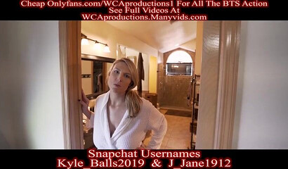 Stepmom with amazing natural tits Joslyn Jane giving stepson a titjob
