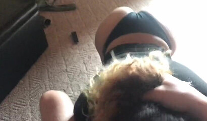 Sexy amateur teen with big tits gets mouth fucked in POV