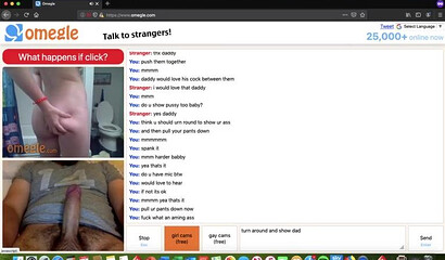 Slutty chicks teasing and masturbating when they saw big cock on webcam