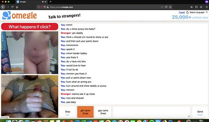 Slutty chicks teasing and masturbating when they saw big cock on webcam