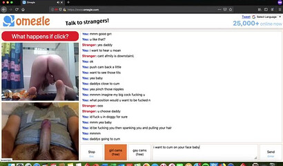 Slutty chicks teasing and masturbating when they saw big cock on webcam