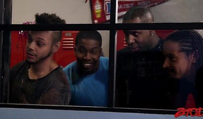 Busty teacher Britney Amber gets gangbanged and double penetrated