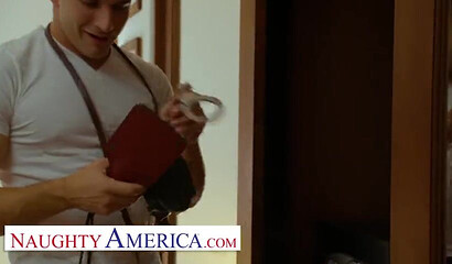 Cock hungry MILF Texas Patti uses son's friend to get anal fucked