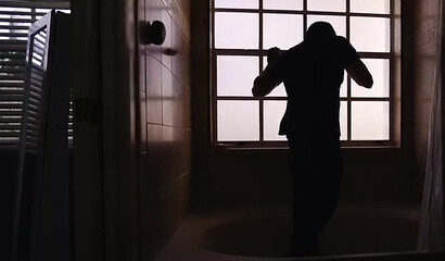 Hot brunette babe Nicole Rey gets rammed by robber's fat boner