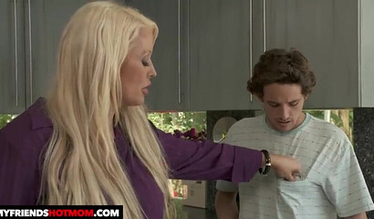 Lucky young dude fucks superb MILF with huge boobs Alura Jenson
