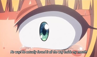 Hentai step siblings with huge boobs in a POV threesome