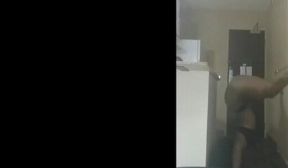 Slutty ebony with pierced boobs Sarah Banks twerking and riding bbc