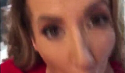 Cock hungry cougar Richelle Ryan blowing and riding huge dick in POV