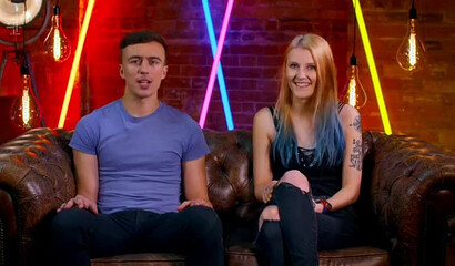 Reality show with naked people playing sex game