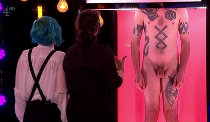 Reality show with naked people playing sex game