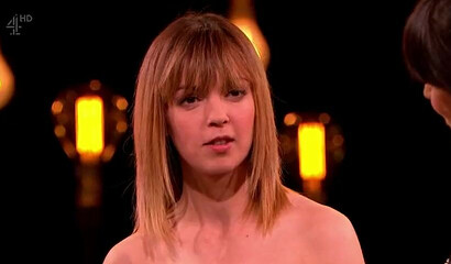 Reality show with naked people playing sex game