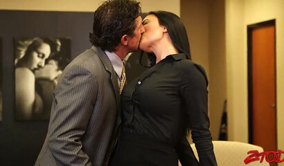 Busty MILF Jasmine Jae loves to get banged on her office table