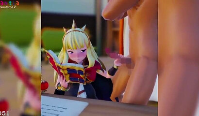 Hentai porn with big tits chicks getting fucked on massage table