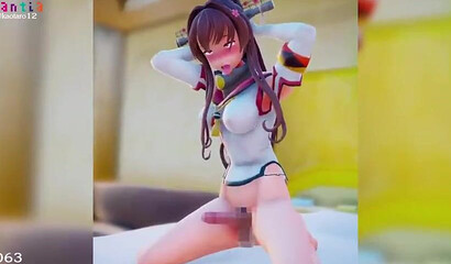 Hentai porn with big tits chicks getting fucked on massage table