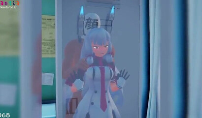 Hentai porn with big tits chicks getting fucked on massage table