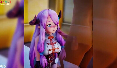 Hentai porn with big tits chicks getting fucked on massage table