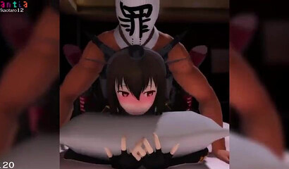 Hentai porn with big tits chicks getting fucked on massage table