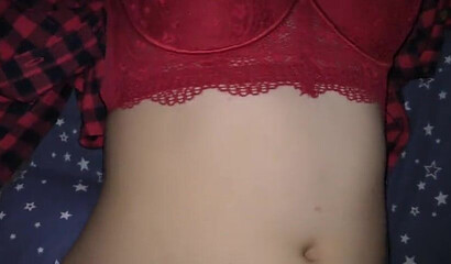Amateur girl gets fucked and creampied by stepbro after the party