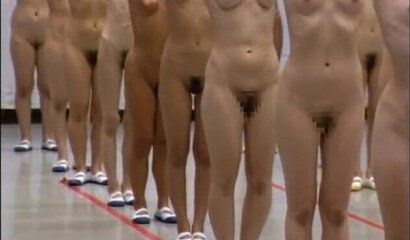 Japanese reality with naked lesbians competing in sex games