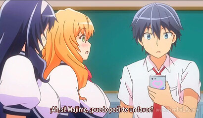 Hentai porn with horny schoolgirls with big tits and asses