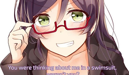 Hentai hottie with big boobs dreaming about big hard cock for her pussy