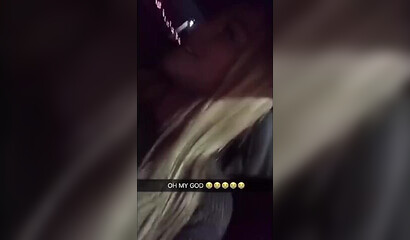 Amateur babe with big boobs gets fucked live on snapchat