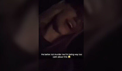 Amateur babe with big boobs gets fucked live on snapchat