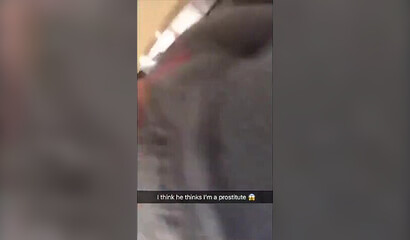 Amateur babe with big boobs gets fucked live on snapchat