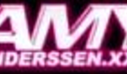 Babe with amazing big fake boobs Amy Anderssen giving a titjob