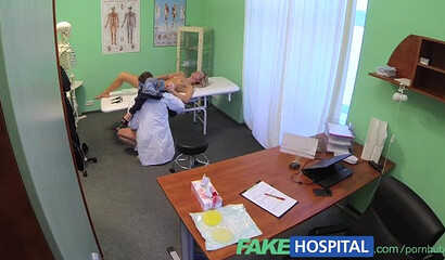 Beautiful blonde MILF gets tricked and fucked by horny doctor
