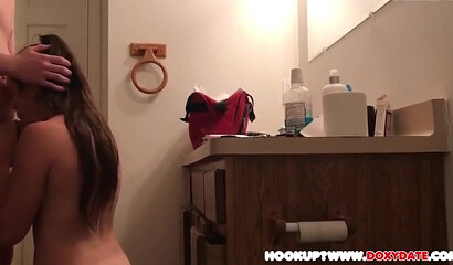 Hot amateur teen gets fucked from behind by her horny boyfriend