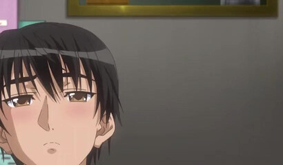 Hentai schoolgirls with big boobs seducing their classmates and get fucked