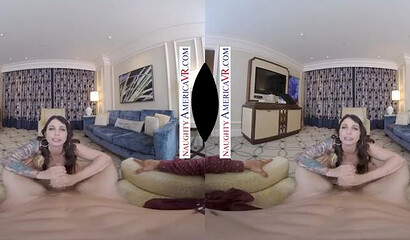 POV VR cock riding with curvy inked babe Ivy Lebelle