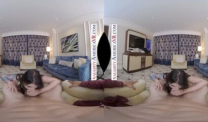 POV VR cock riding with curvy inked babe Ivy Lebelle